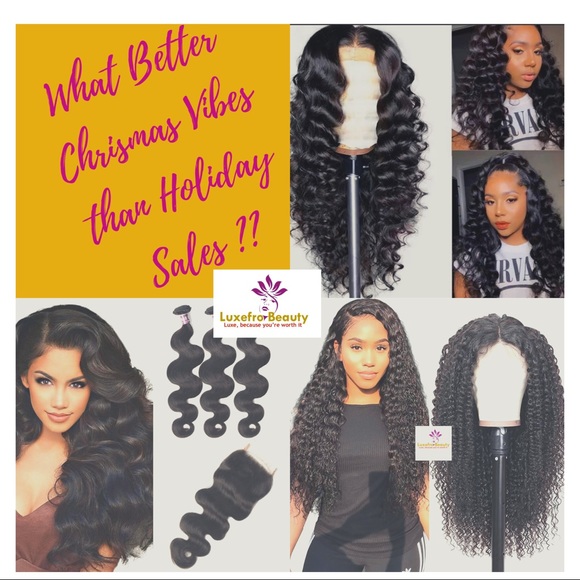 ?%HUMANHAIR KINKY CURLY FRONTAL LACE WIG(16”-24”) main image 5